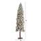 7ft. Pre-Lit Flocked Grand Alpine Artificial Christmas Tree, Clear LED Lights